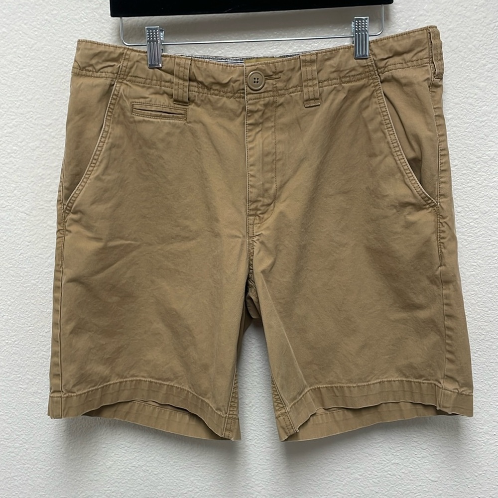 Cremieux Men’s 34 Cotton Tan Denim Casual Everyday Wear Shorts